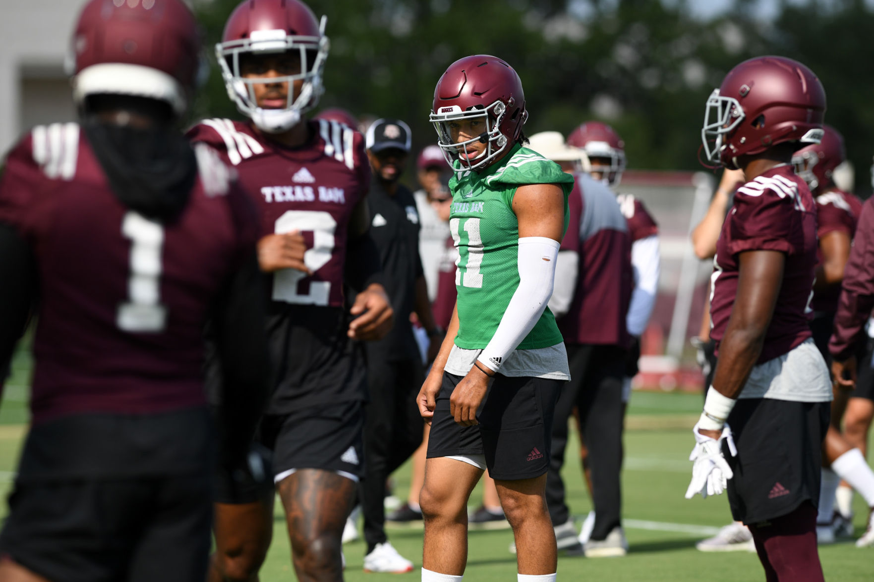 Texas A&M football practice